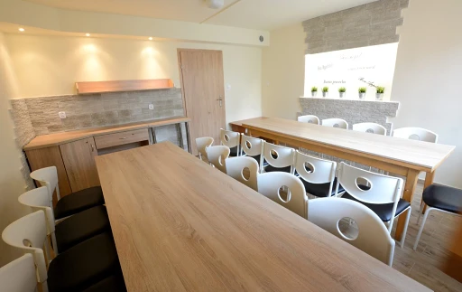 Cucina in comune per gli ospiti